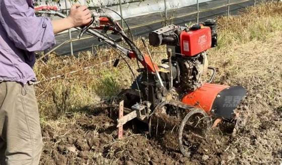 Tiller giratorio cortador de césped eléctrico de carretillas Agricultura Tractor