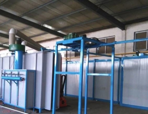 Planta de rociadura y de pintura del polvo automático del equipo de fabricación