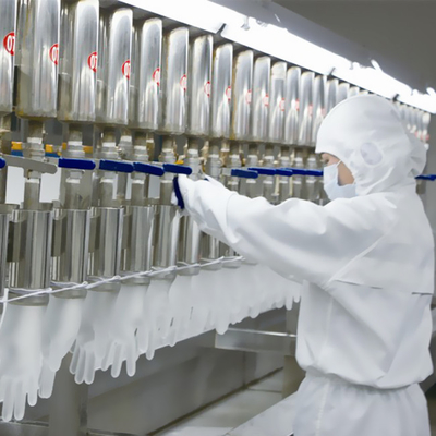 Cadena de producción de goma disponible mecánica de los guantes nitrilo