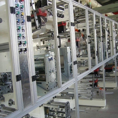 Cadena de producción del pañal del bebé del PLC equipo del pañal