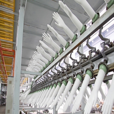 Cadena de producción médica de goma de los guantes del látex 380V 50-200KW