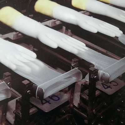cadena de producción de los guantes del látex 380V guantes quirúrgicos que hacen la máquina