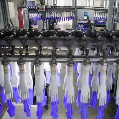 Cadena de producción médica de los guantes del látex cadena de producción de los guantes del nitrilo disponible