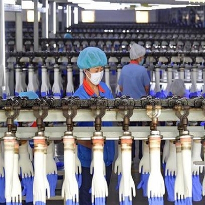 Cadena de producción médica de los guantes del látex cadena de producción de los guantes del nitrilo disponible