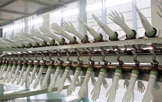guantes quirúrgicos del látex médico 380V que hacen la máquina los 50M-150M