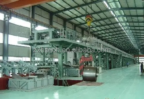 ZX empresa línea de producción de bobinas de acero galvanizado, equipo de producción de bobinas de acero