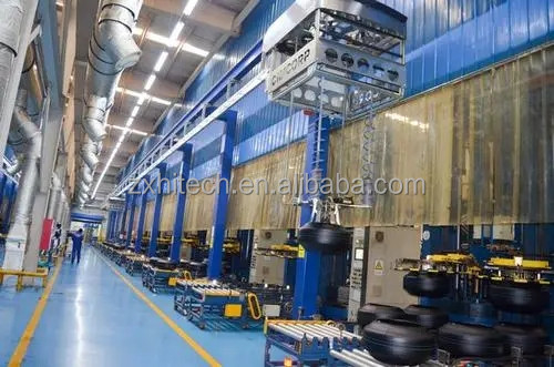 Cadena de producción de alta velocidad del neumático de goma de la compañía de ZX 	fabricación de las industrias
