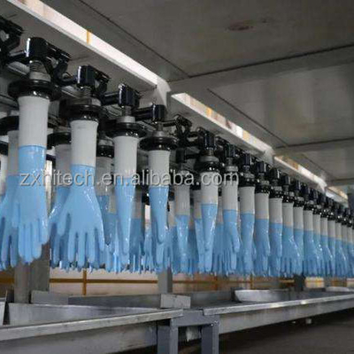 Guantes médicos de látex maquinaria de caucho guante de fabricación de la máquina Egipto de acero guante inoxidable