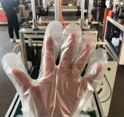 Cadena de producción plástica de alta velocidad del guante de la compañía PE de ZX 	servicio de garantía