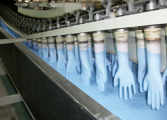 La fabricación del guante de la mano trabaja a máquina los guantes de alta velocidad del látex que fabrican la máquina