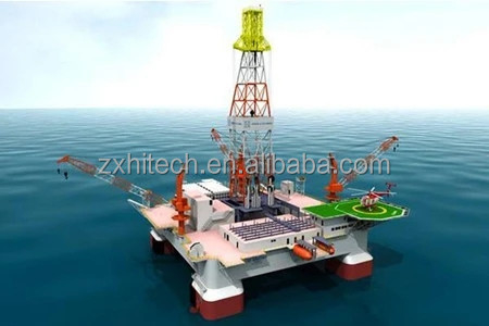plataforma de explotación de yacimientos petrolíferos en alta mar de la empresa ZX