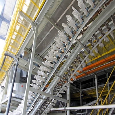 Cadena de producción quirúrgica de los guantes del látex del CE 20KW 380V