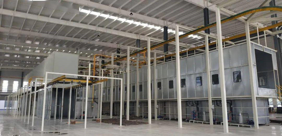 Cadena de producción automática de la capa de cerámica equipo de anodización de aluminio de la pintura de espray