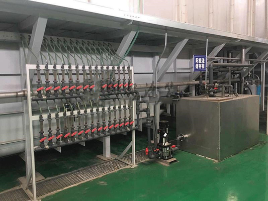 Cadena de producción automática de la capa de cerámica equipo de anodización de aluminio de la pintura de espray