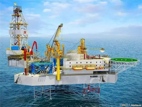 El remolque del equipo de la exploración petrolífera del mar profundo del PLC montó