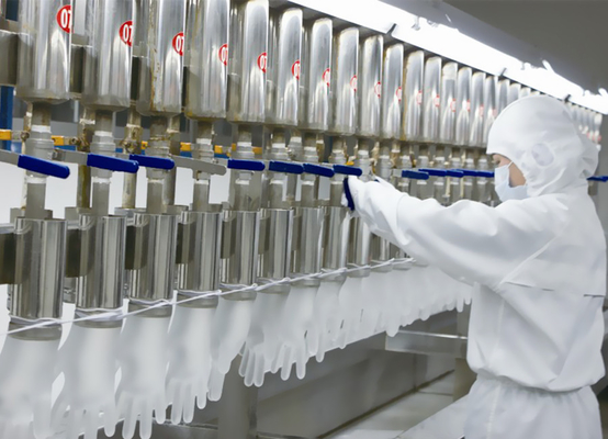 Guante de la compañía de ZX que hace la máquina, guante de alta velocidad que hace el guante del látex del equipo que hace los guantes m del examen del látex de la máquina